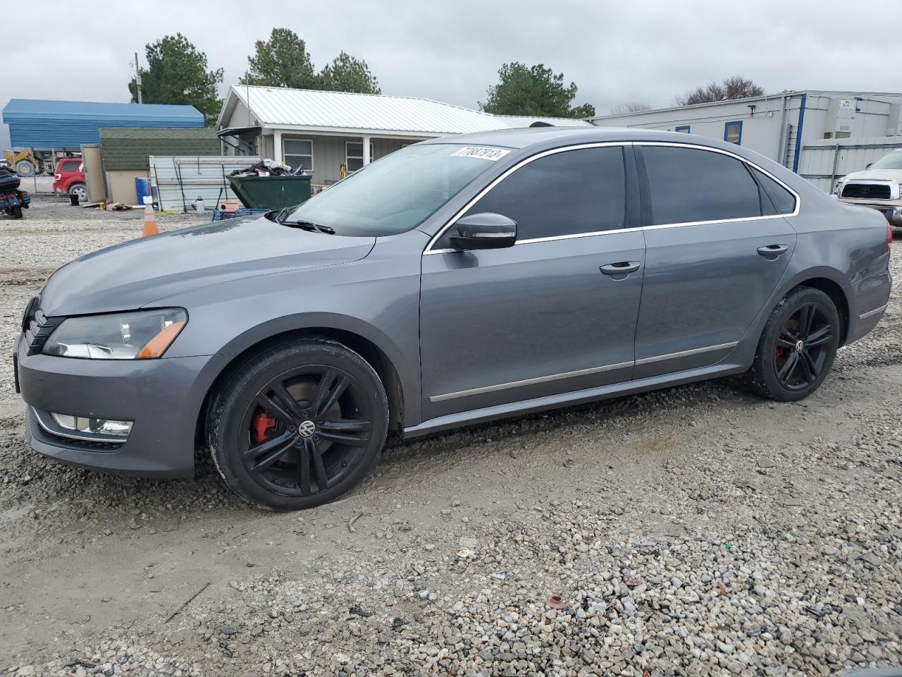 Image 1 of 2014 VOLKSWAGEN PASSAT SEL 2014 with VIN 1VWCN7A38EC087357