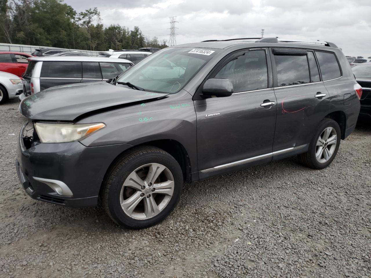 Image 1 of 2013 TOYOTA HIGHLANDER LIMITED 2013 with VIN 5TDDK3EH1DS217314