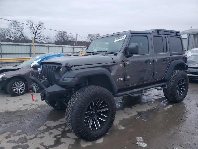 Image 1 of 2020 JEEP WRANGLER UNLIMITED SPORT 2020 with VIN 1C4HJXDG9LW316207