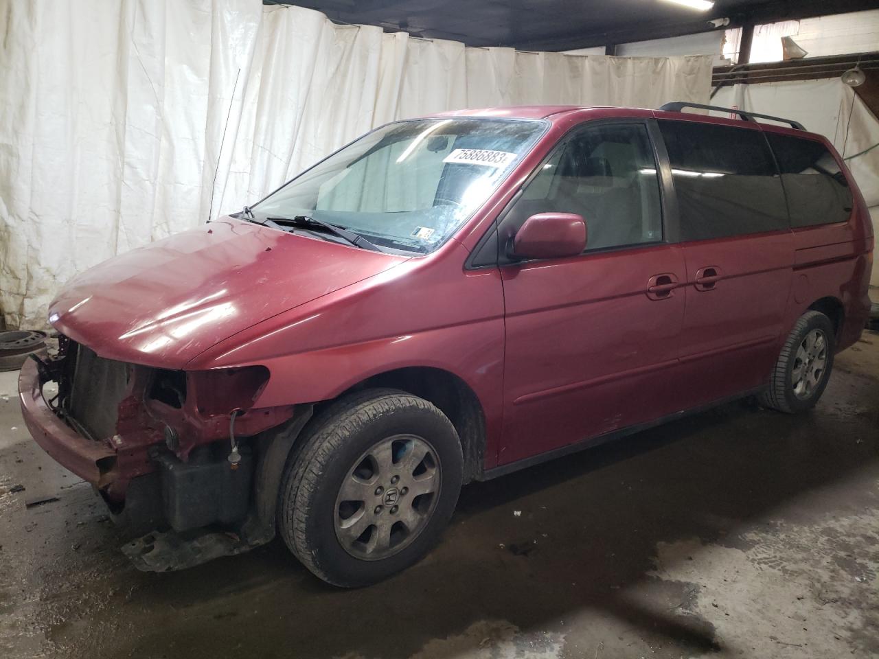 Изображение 1 2003 HONDA ODYSSEY EX 2003 с VIN 5FNRL18693B150904