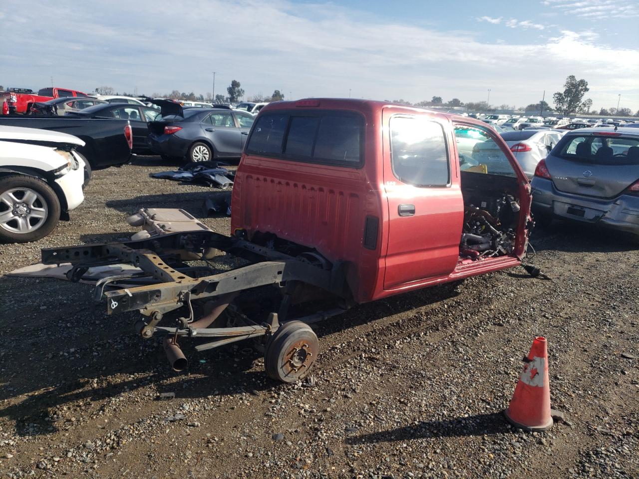 Obraz 3 z 2002 TOYOTA TACOMA DOUBLE CAB 2002 z VIN 5TEHN72N02Z077945