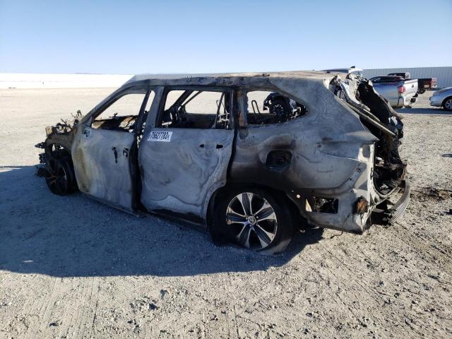 Image 2 of 2020 TOYOTA HIGHLANDER HYBRID XLE 2020 with VIN 5TDHARAH4LS503296