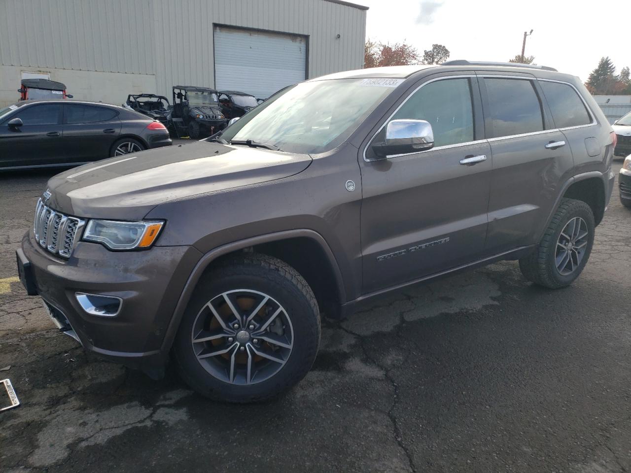 Image 1 of 2018 JEEP GRAND CHEROKEE OVERLAND 2018 with VIN 1C4RJFCM2JC401409