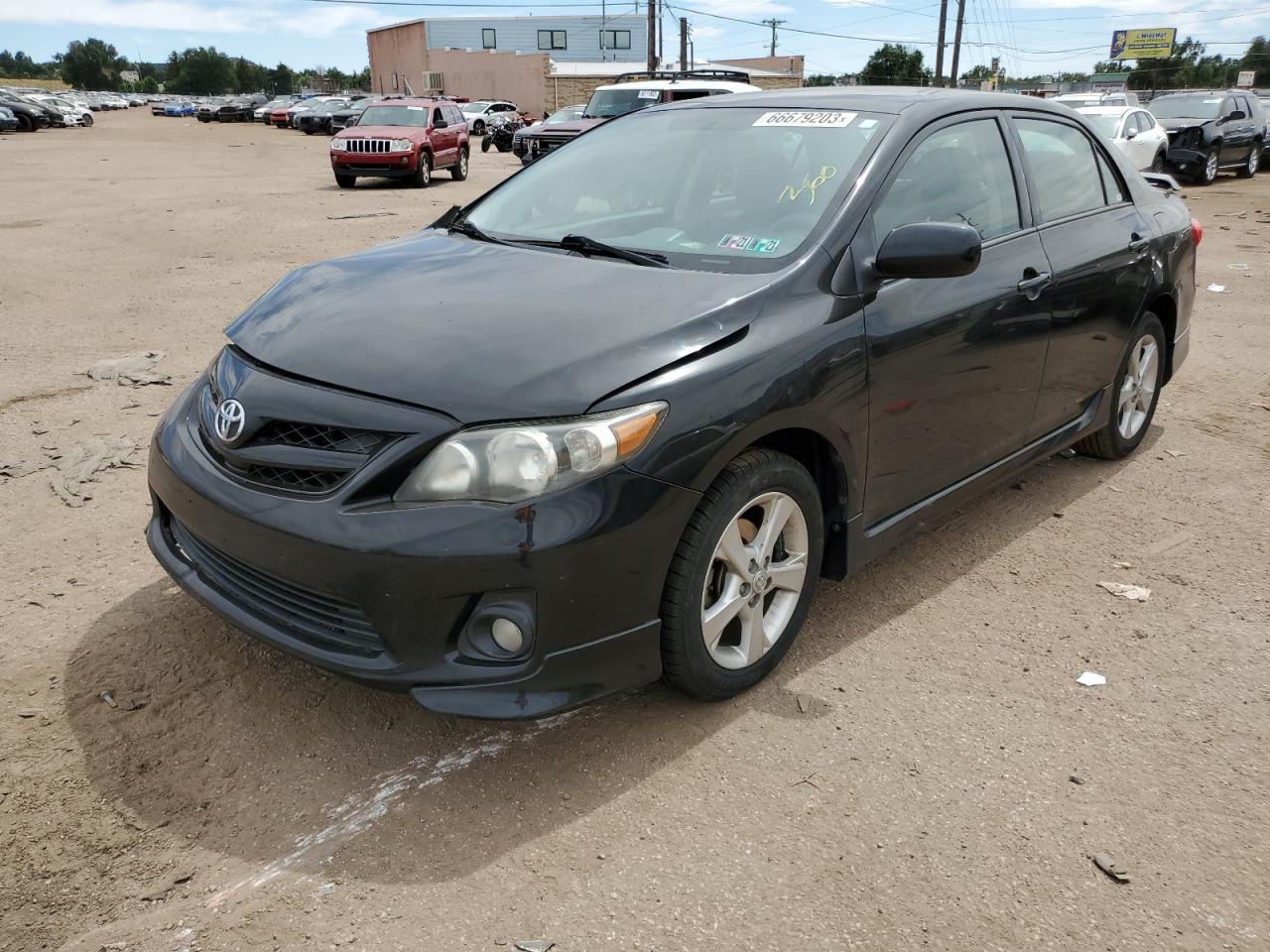 Image 1 of 2013 TOYOTA COROLLA BASE 2013 with VIN 2T1BU4EE3DC013345