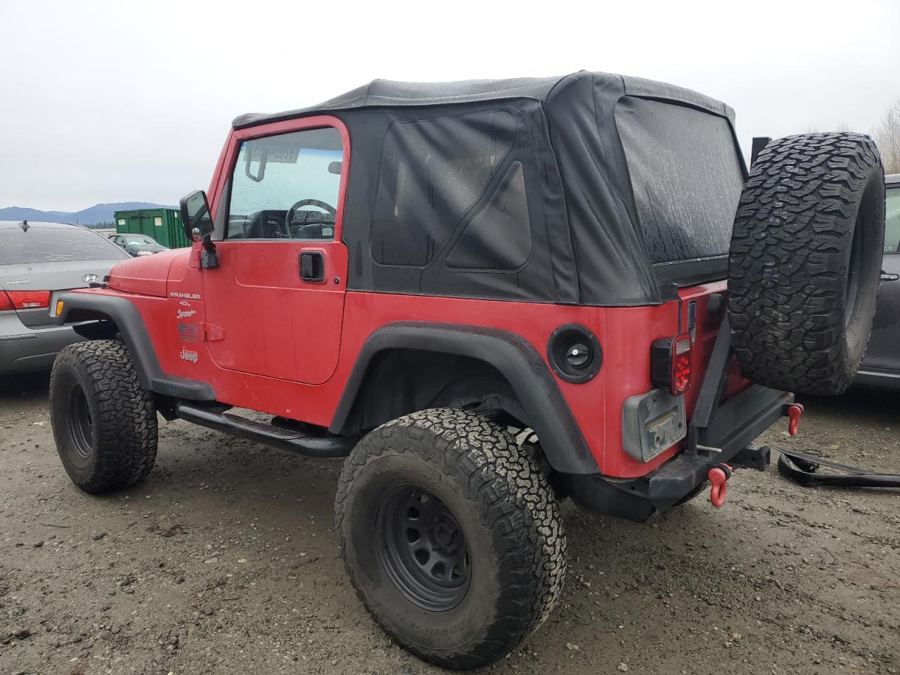 Изображение 2 2001 JEEP WRANGLER / TJ SPORT 2001 с VIN 1J4FA49S81P335352