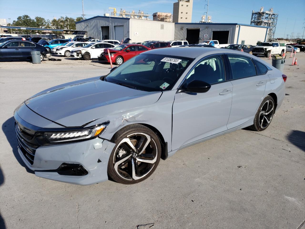 Изображение 1 2022 HONDA ACCORD SPORT SE 2022 с VIN 1HGCV1F43NA079052