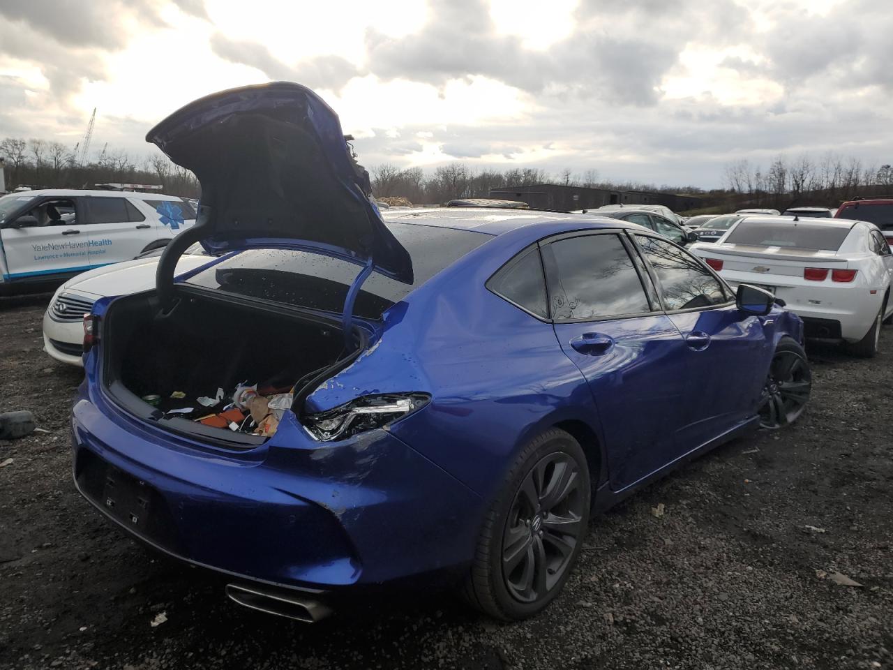 Image 3 of Acura Tlx Tech A 2021 with VIN 19UUB6F57MA000547