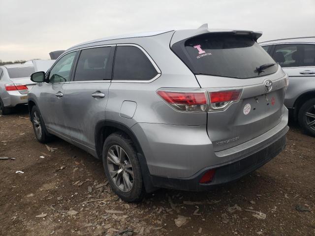 Image 2 of 2015 TOYOTA HIGHLANDER XLE 2015 with VIN 5TDJKRFHXFS197409
