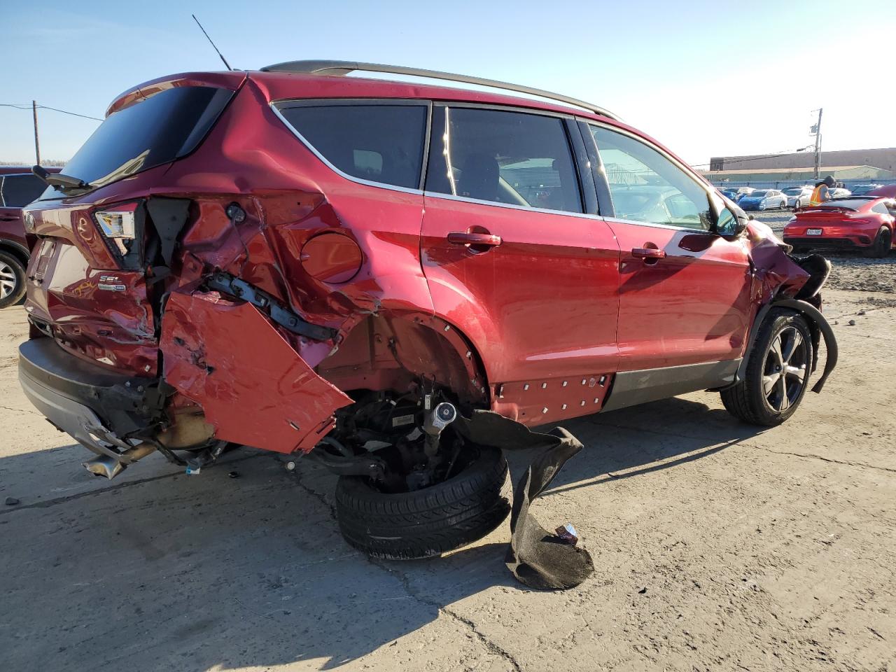 Image 3 of 2018 FORD ESCAPE SEL 2018 with VIN 1FMCU9HD5JUC25470