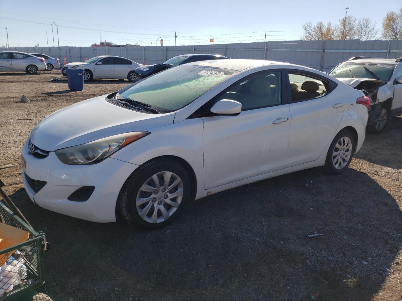 Image 1 of 2011 HYUNDAI ELANTRA GLS 2011 with VIN 5NPDH4AEXBH025165
