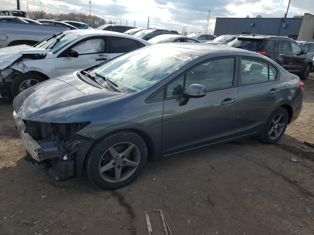 Изображение 1 2013 HONDA CIVIC LX 2013 с VIN 19XFB2F54DE255928