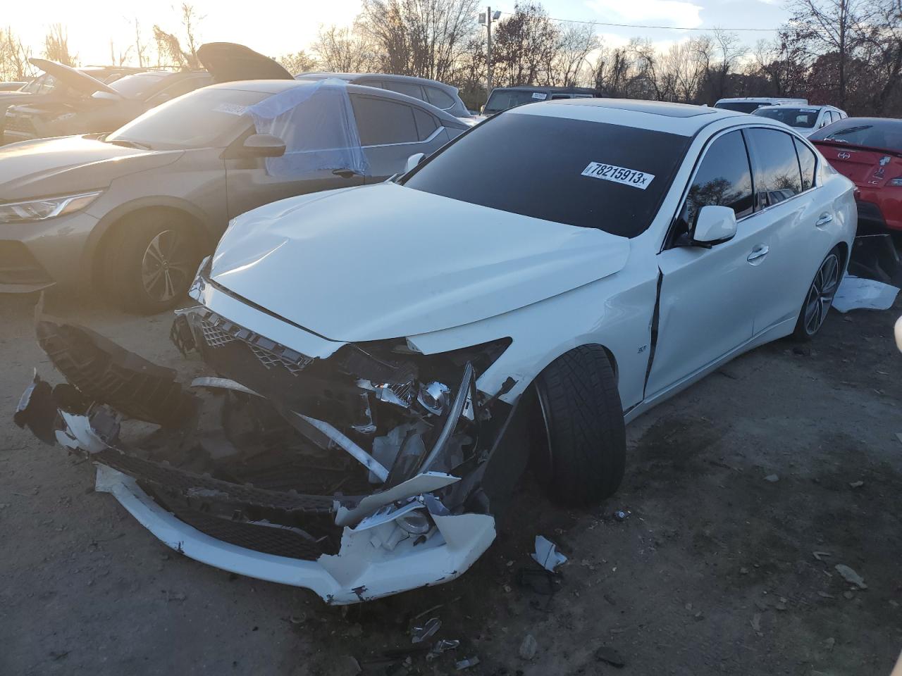 Obraz 1 z 2015 INFINITI Q50 BASE 2015 z VIN JN1BV7AR9FM402037