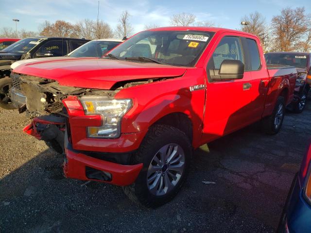 Image 1 of 2016 FORD F150 SUPER CAB 2016 with VIN 1FTFX1EFXGKF78260
