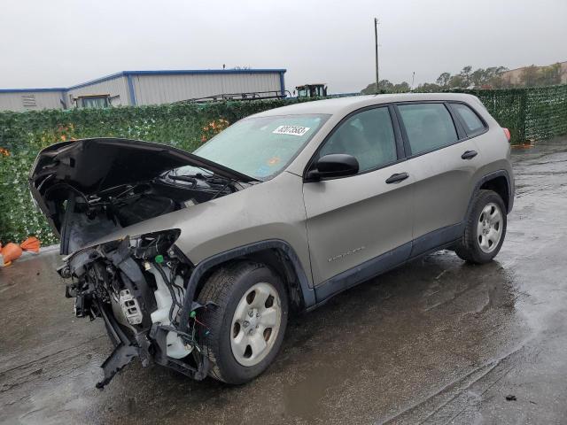 Image 1 of 2017 JEEP CHEROKEE SPORT 2017 with VIN 1C4PJLAB7HW604599