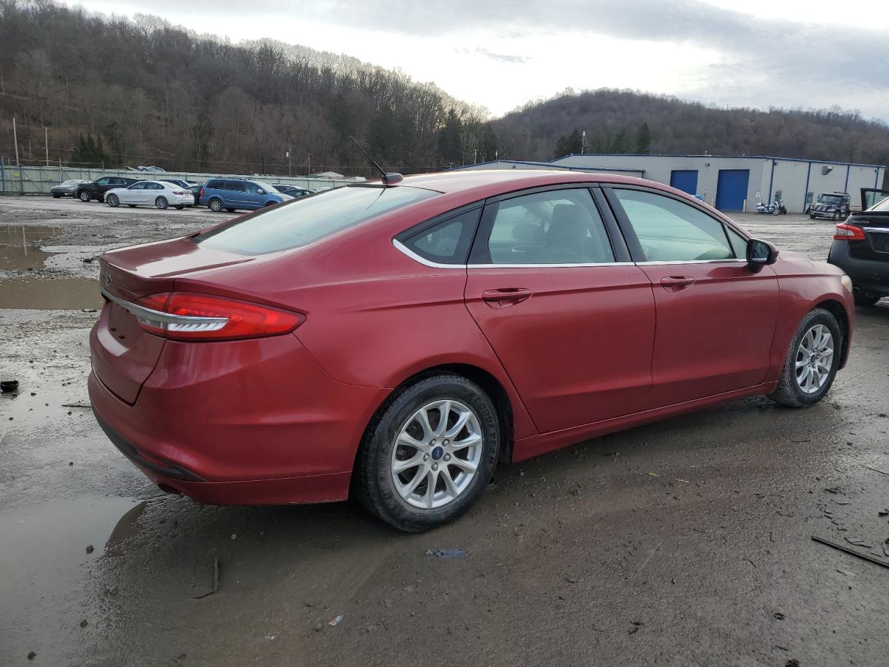 Image 3 of 2017 FORD FUSION S 2017 with VIN 3FA6P0G71HR161130