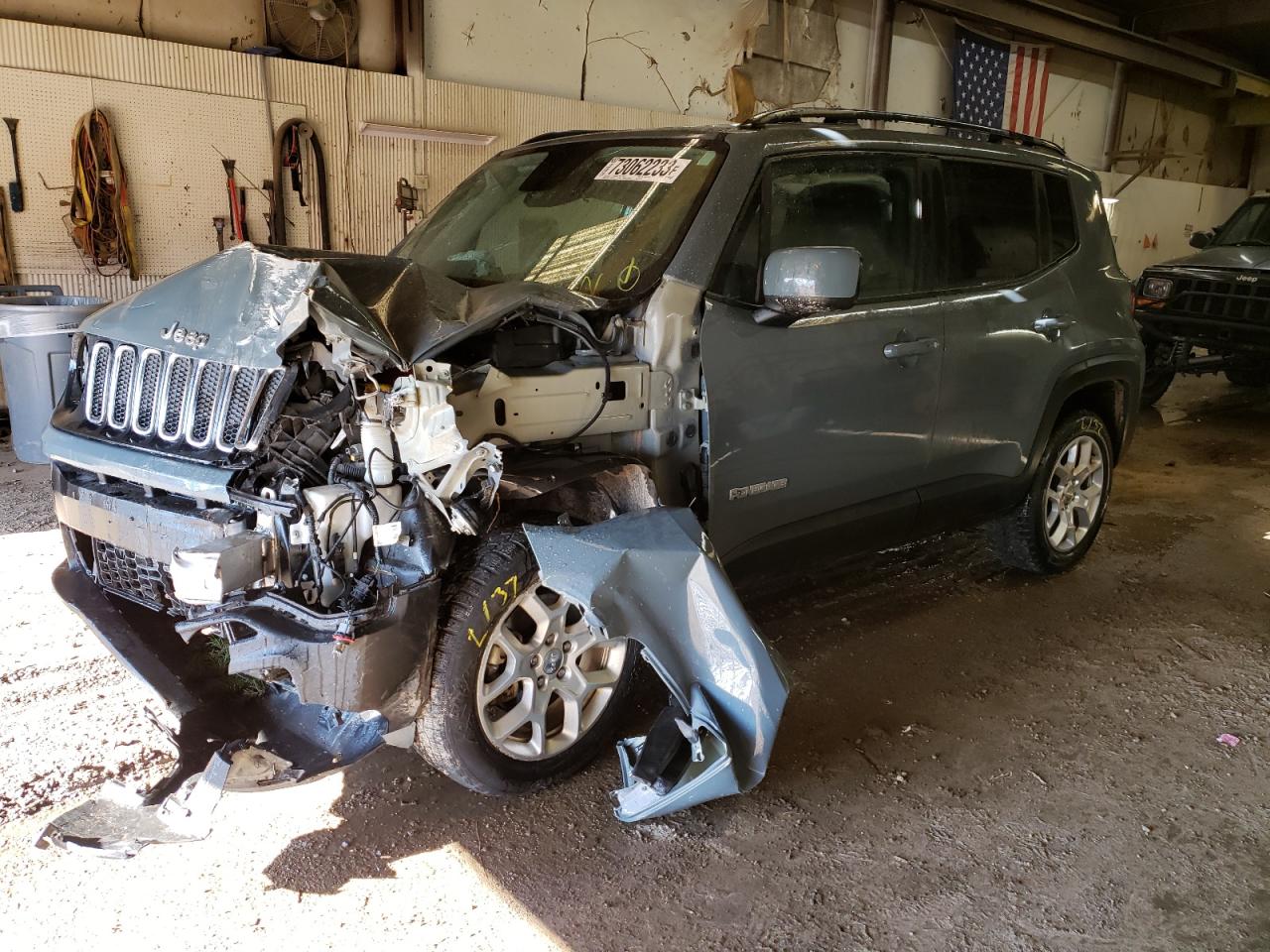 Image 1 of 2018 JEEP RENEGADE LATITUDE 2018 with VIN ZACCJBBB9JPH15603
