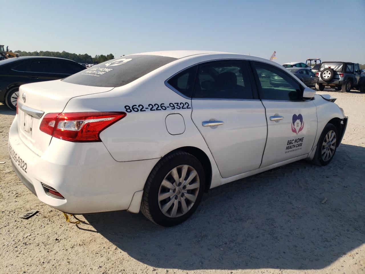 Image 3 of 2017 NISSAN SENTRA S 2017 with VIN 3N1AB7AP1HY282060