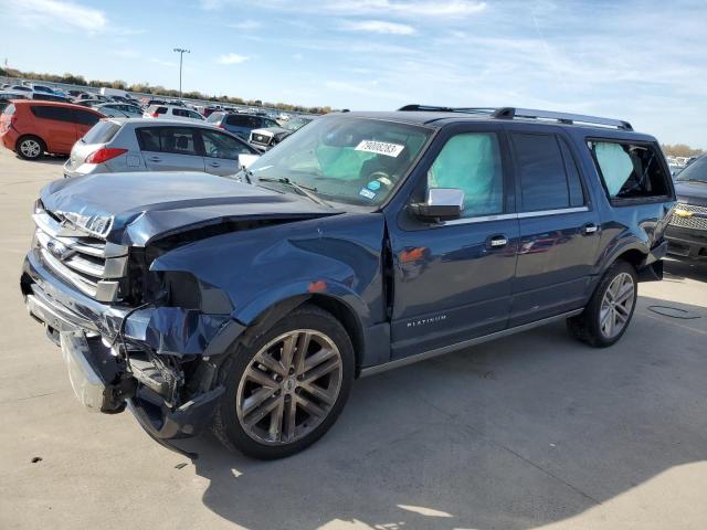 Image 1 of 2017 FORD EXPEDITION EL PLATINUM 2017 with VIN 1FMJK1MT3HEA20603