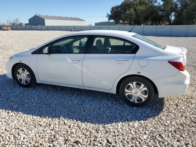 Image 2 of 2012 HONDA CIVIC HYBRID 2012 with VIN JHMFB4F29CS000283