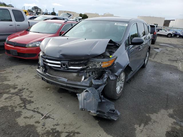 Image 1 of 2017 HONDA ODYSSEY LX 2017 with VIN 5FNRL5H27HB017389
