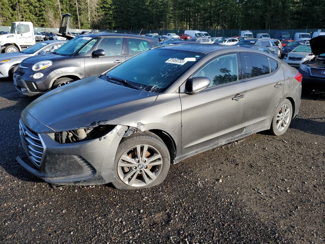 Image 1 of 2017 HYUNDAI ELANTRA SE 2017 with VIN 5NPD84LF6HH018955