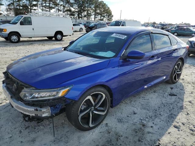 Image 1 of 2019 HONDA ACCORD SPORT 2019 with VIN 1HGCV2F31KA027122