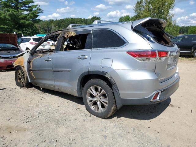 Image 2 of 2014 TOYOTA HIGHLANDER XLE 2014 with VIN 5TDJKRFH4ES017629