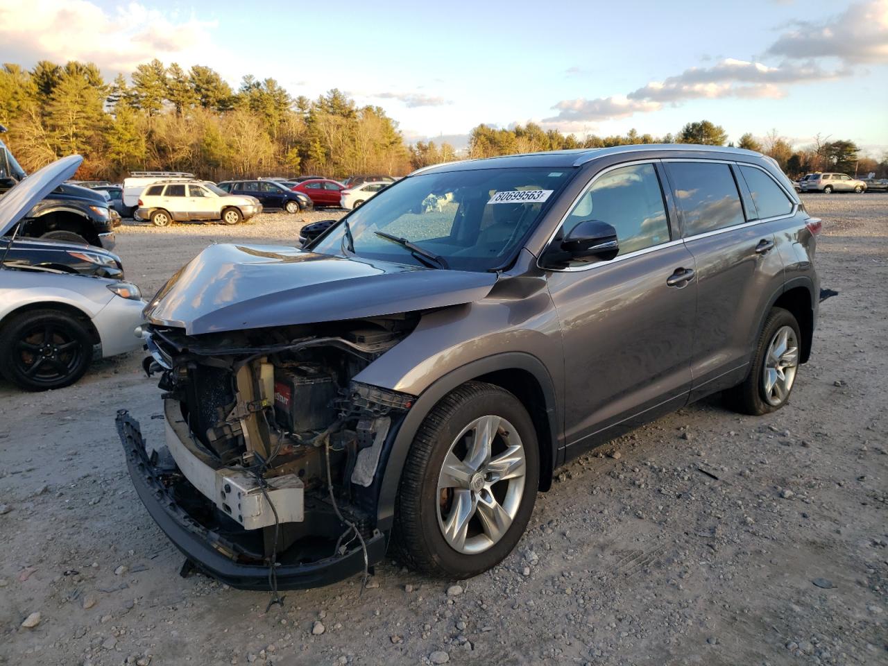 Obraz 1 z 2016 TOYOTA HIGHLANDER LIMITED 2016 z VIN 5TDDKRFH8GS306738