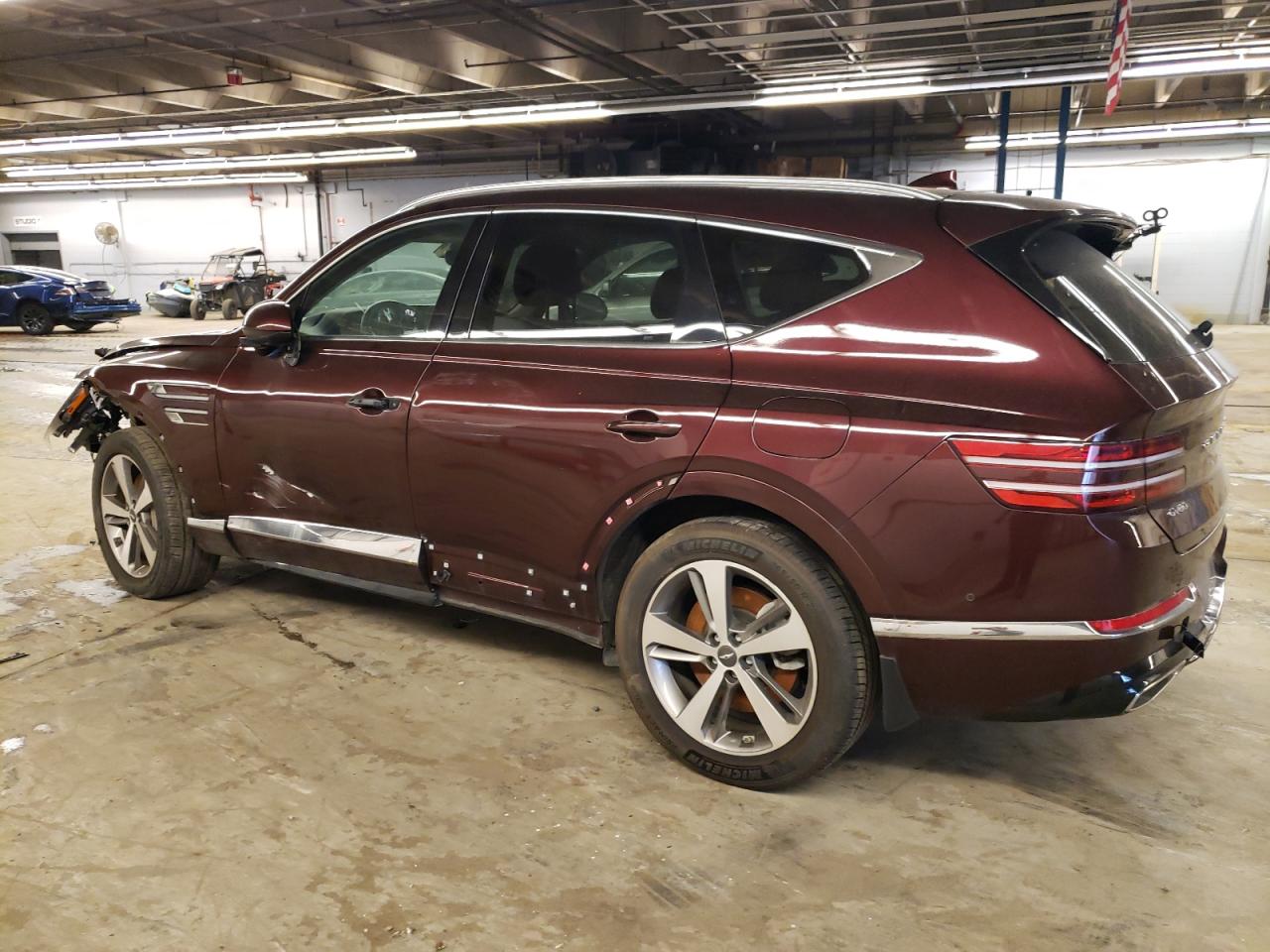 Image 2 of 2021 GENESIS GV80 BASE 2021 with VIN KMUHCESC6MU053781