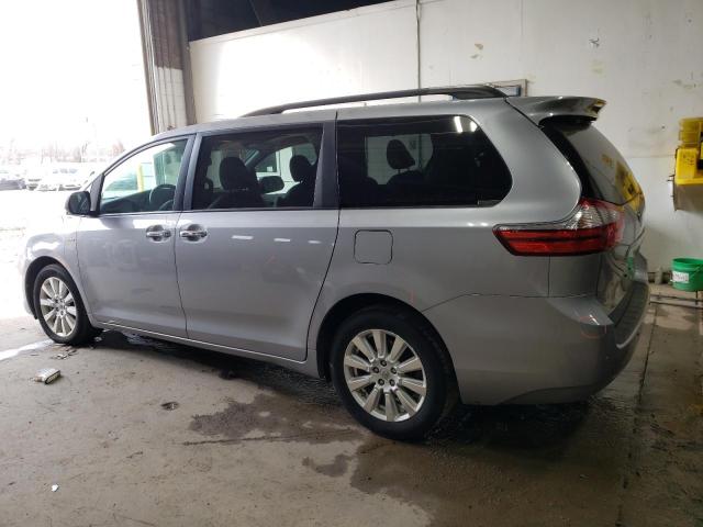 Image 2 of 2017 TOYOTA SIENNA XLE 2017 with VIN 5TDDZ3DC3HS153672