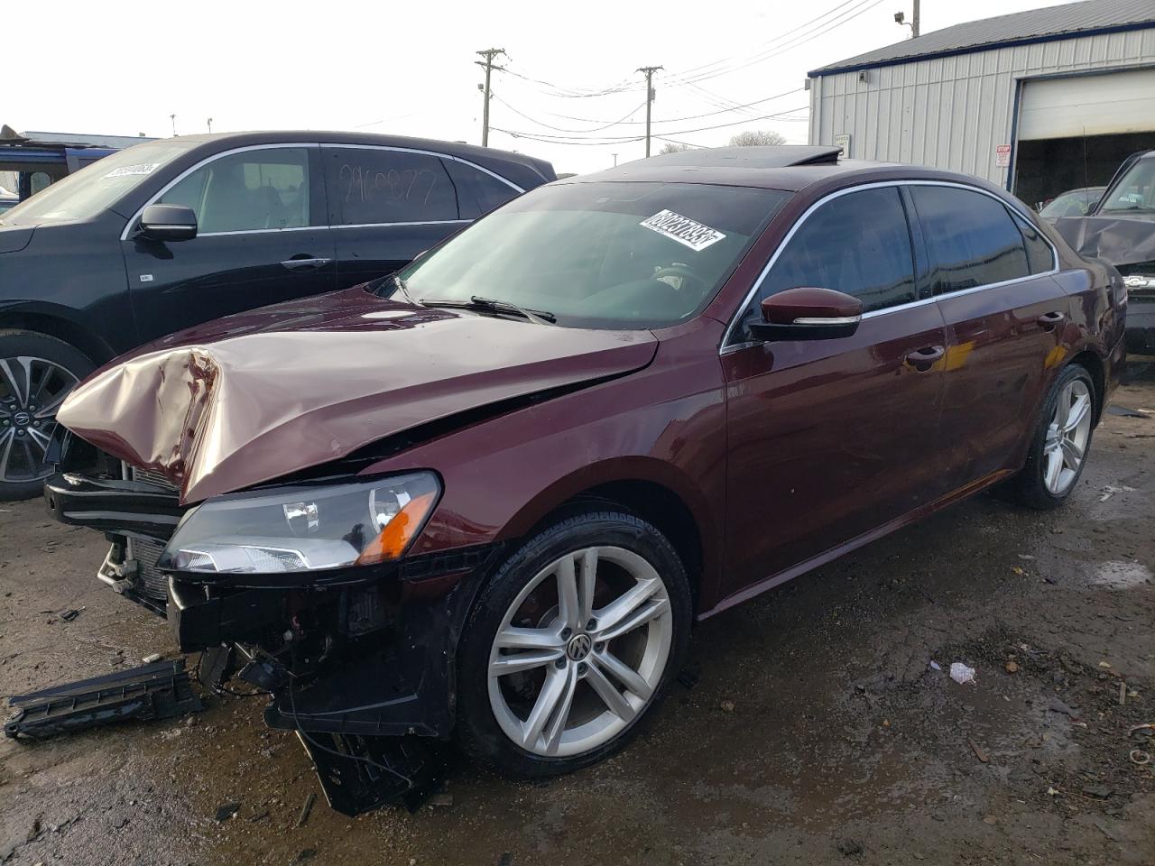 Obraz 1 z 2014 VOLKSWAGEN PASSAT SE 2014 z VIN 1VWBS7A38EC102685