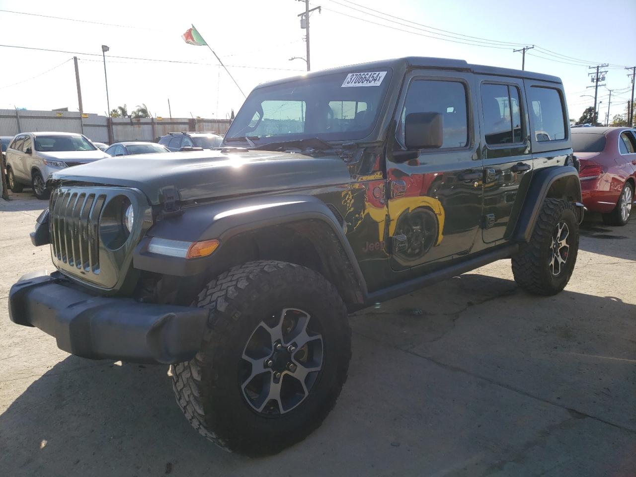 Image 1 of 2021 JEEP WRANGLER UNLIMITED RUBICON 2021 with VIN 1C4HJXFN3MW722190
