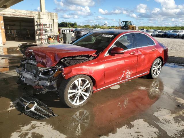 Image 1 of 2016 MERCEDES-BENZ C 300 2016 with VIN WDDWF4JB8GR154287