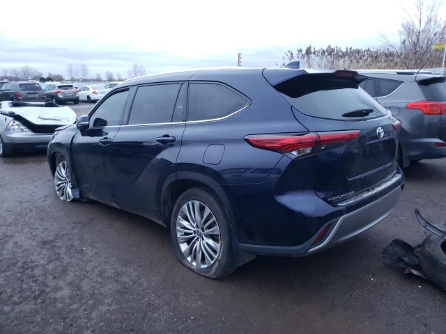 Image 2 of 2022 TOYOTA HIGHLANDER PLATINUM 2022 with VIN 5TDFZRBH0NS233615
