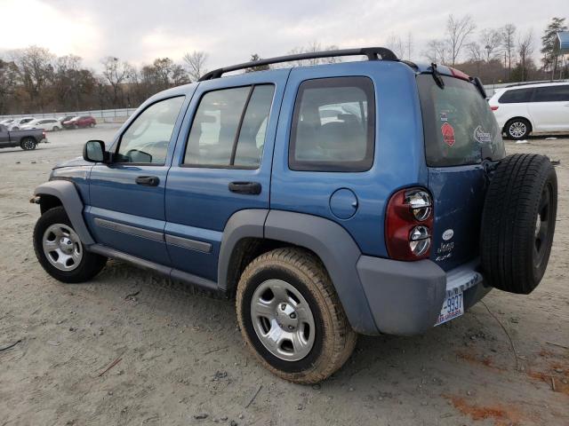 Image 2 of 2005 JEEP LIBERTY SPORT 2005 with VIN 1J4GL48K35W697231