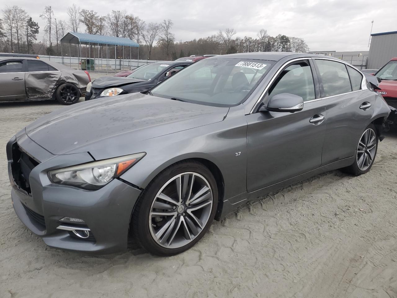 Image 1 of 2014 INFINITI Q50 BASE 2014 with VIN JN1BV7AP4EM687792