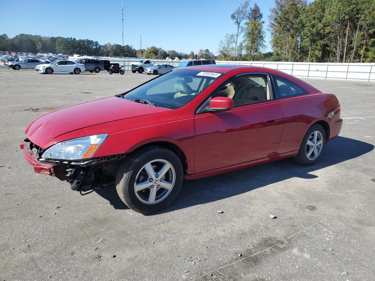 Изображение 1 2004 HONDA ACCORD EX 2004 с VIN 1HGCM72574A018824