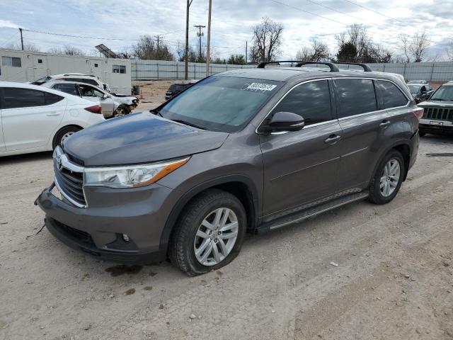 Image 1 of 2015 TOYOTA HIGHLANDER LE 2015 with VIN 5TDZARFH1FS016767
