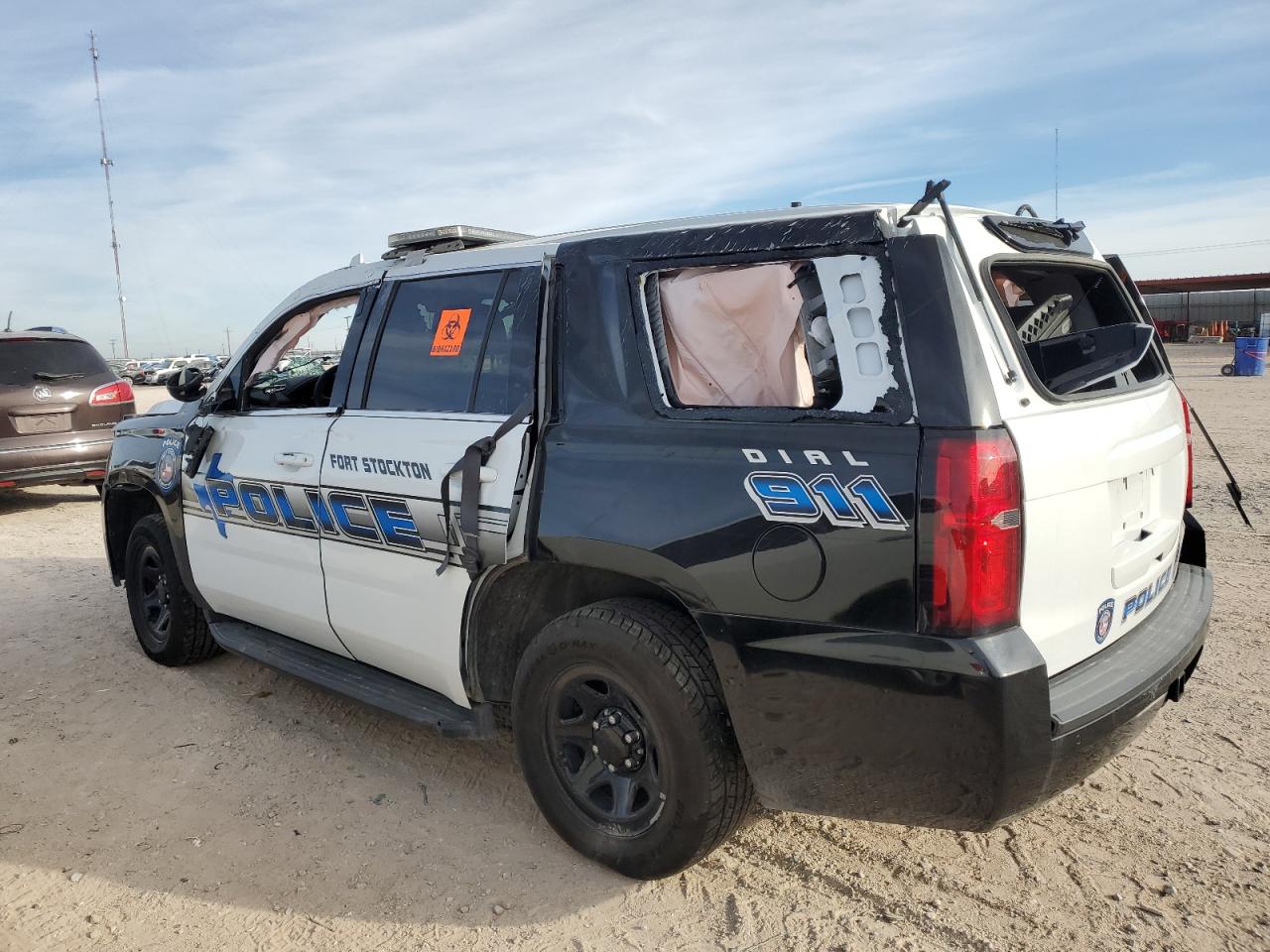 Image 2 of 2019 CHEVROLET TAHOE POLICE 2019 with VIN 1GNLCDEC1KR181808