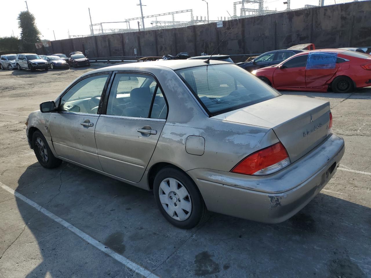 Image 2 of 2002 MITSUBISHI LANCER ES 2002 with VIN JA3AJ26E62U055479