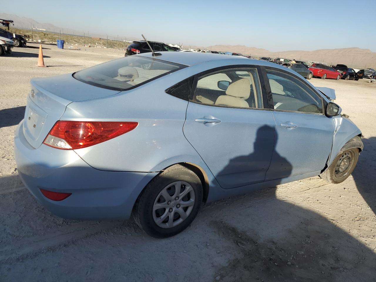 Image 3 of 2012 HYUNDAI ACCENT GLS 2012 with VIN KMHCT4AE2CU198210