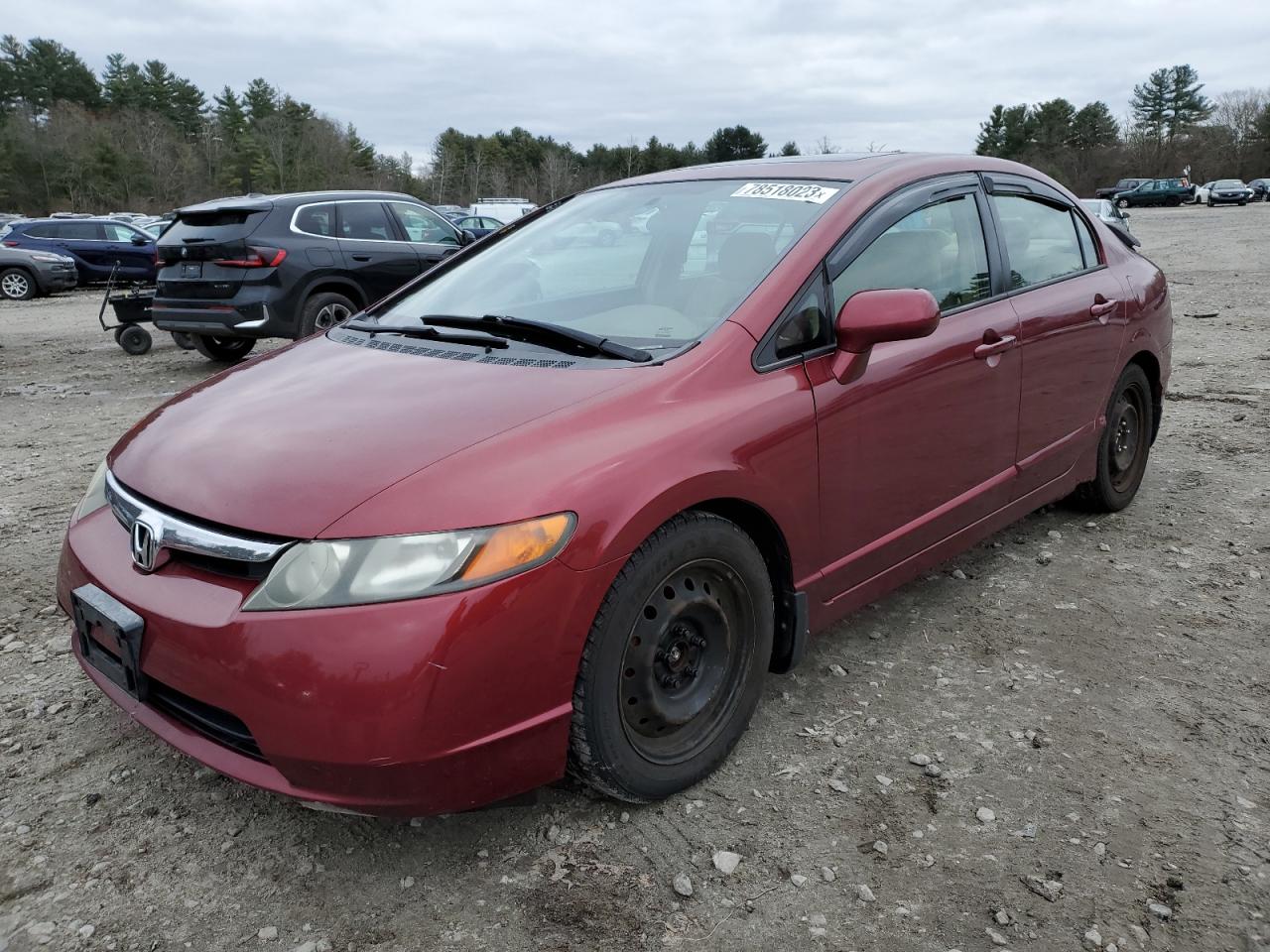 Image 1 of 2007 HONDA CIVIC EX 2007 with VIN 2HGFA15807H501490