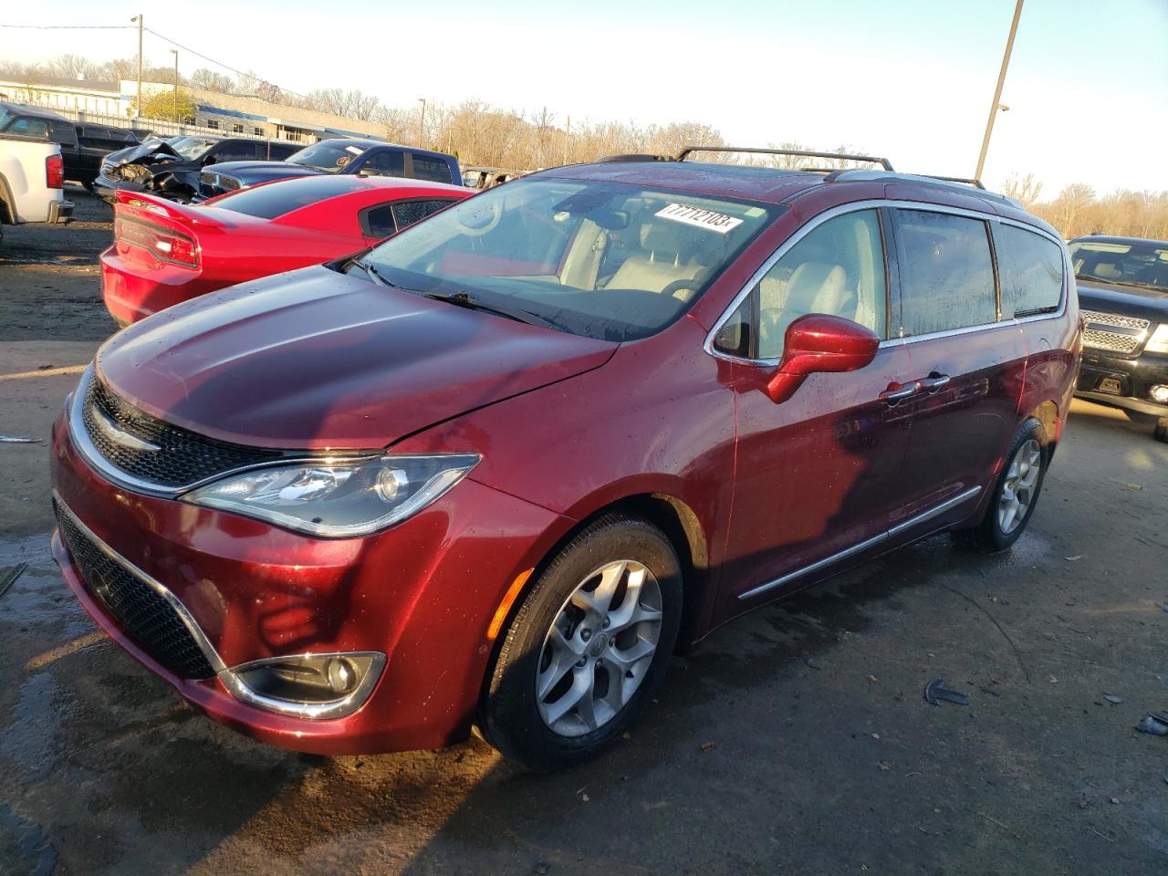 Image 1 of 2018 CHRYSLER PACIFICA TOURING L PLUS 2018 with VIN 2C4RC1EG2JR115412