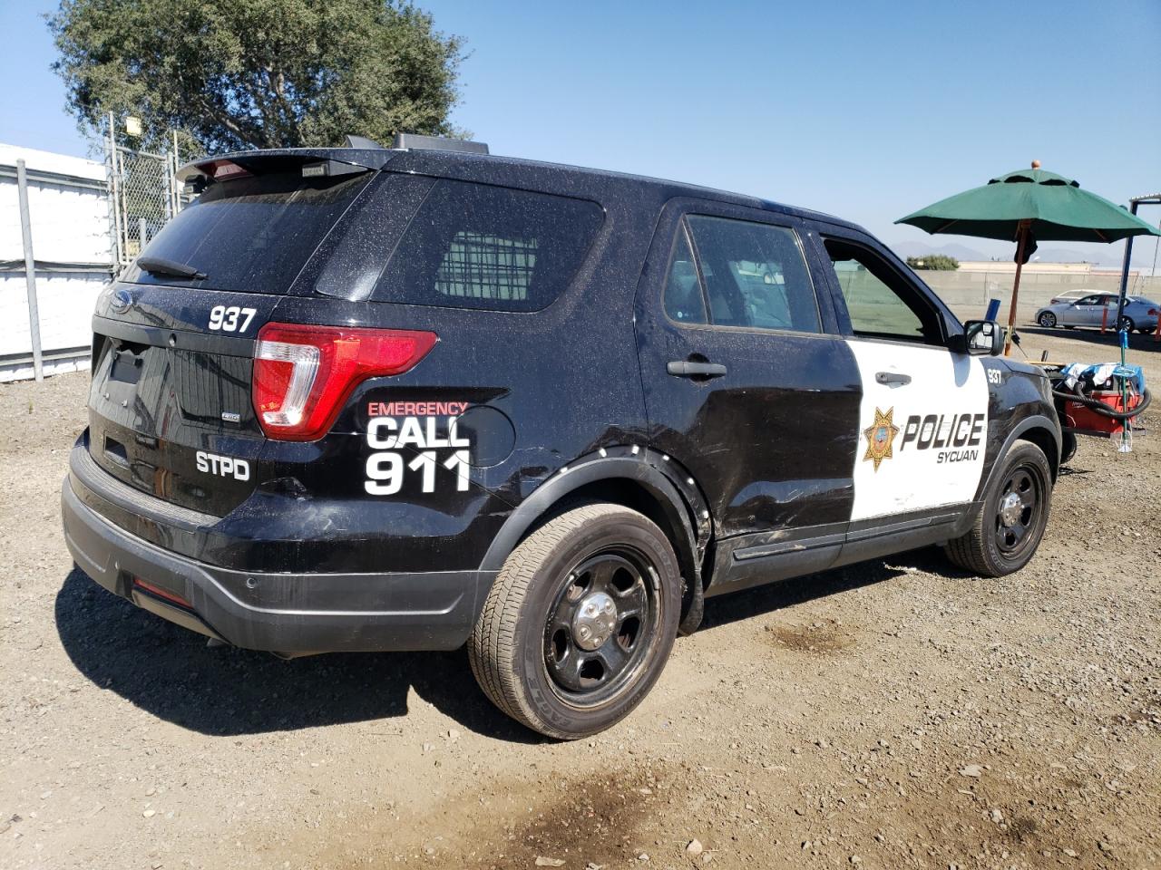 Obraz 3 z 2019 FORD EXPLORER POLICE INTERCEPTOR 2019 z VIN 1FM5K8AR7KGB14501