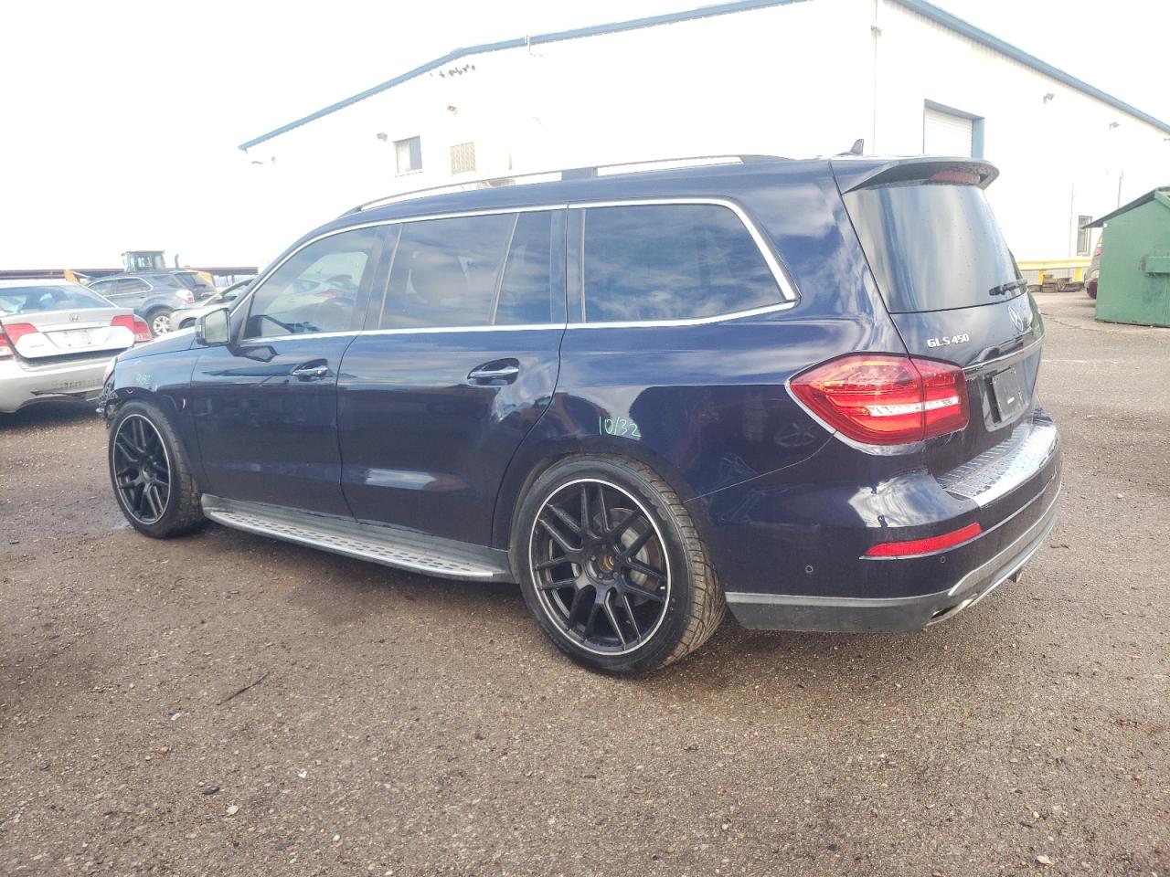 Image 2 of 2018 MERCEDES-BENZ GLS 450 4MATIC 2018 with VIN 4JGDF6EE4JB089743