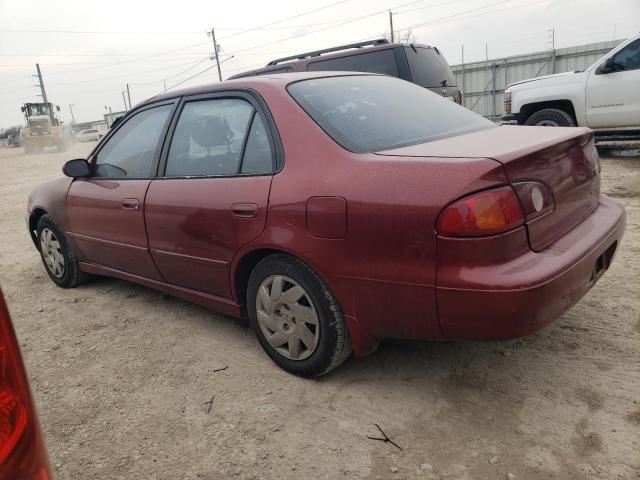 Image 2 of 2002 TOYOTA COROLLA CE 2002 with VIN 1NXBR12E42Z625554