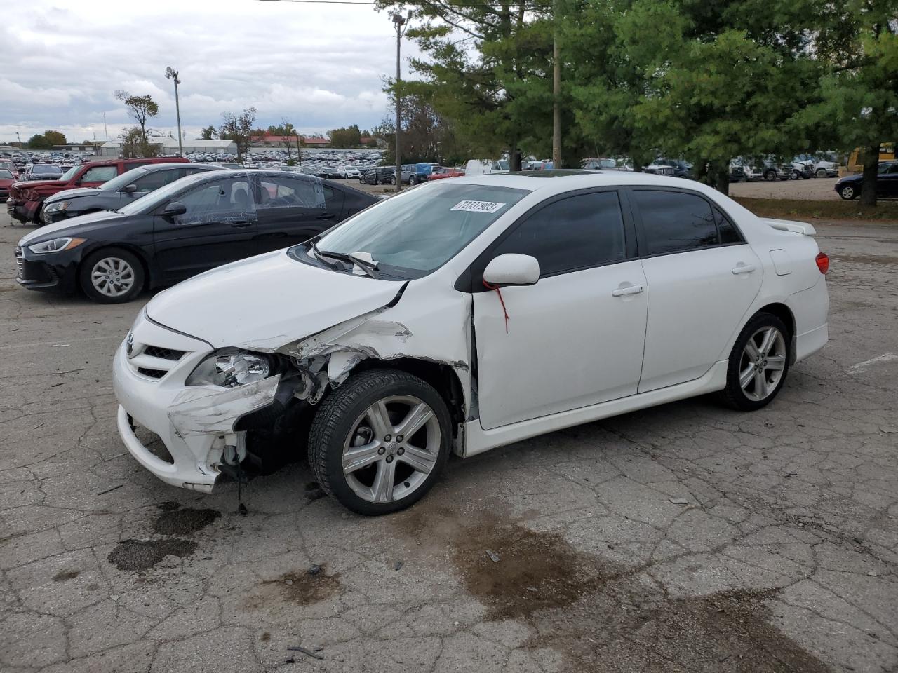 Obraz 1 z 2013 TOYOTA COROLLA BASE 2013 z VIN 2T1BU4EE9DC076255