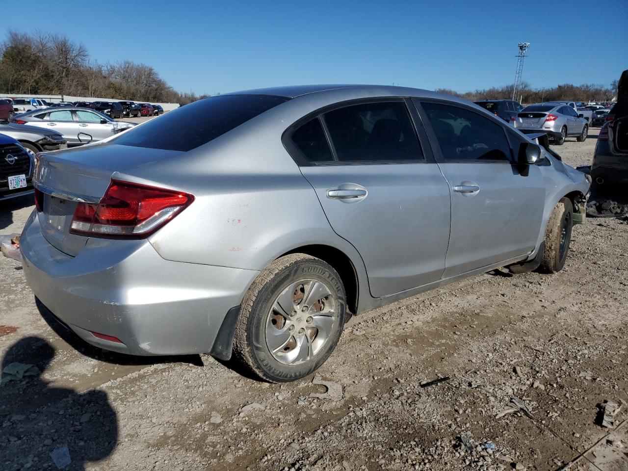 Obraz 3 z 2014 HONDA CIVIC LX 2014 z VIN 19XFB2F50EE016247