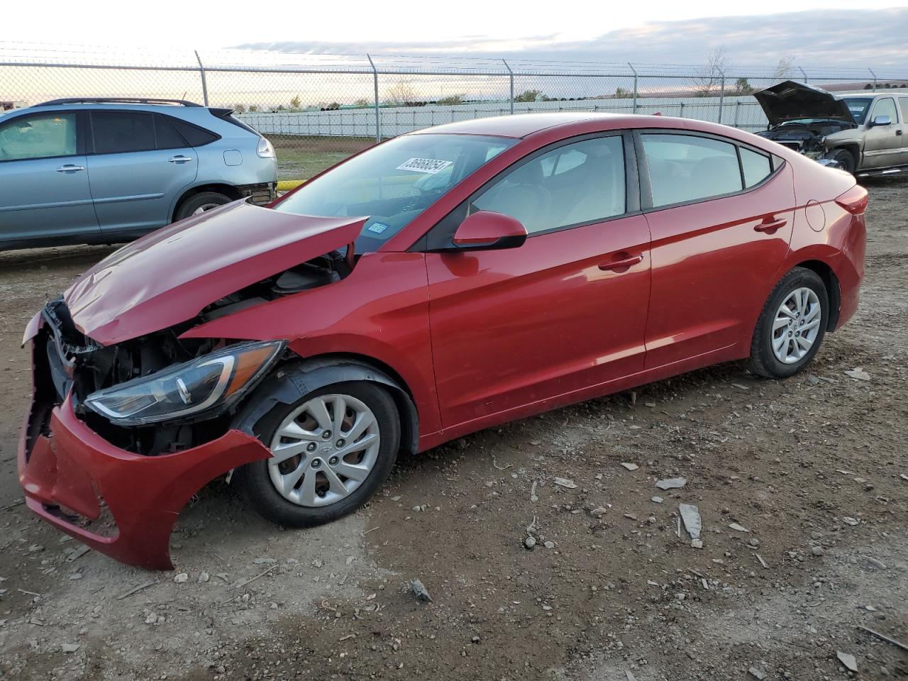 Изображение 1 2017 HYUNDAI ELANTRA SE 2017 с VIN 5NPD74LF2HH188409