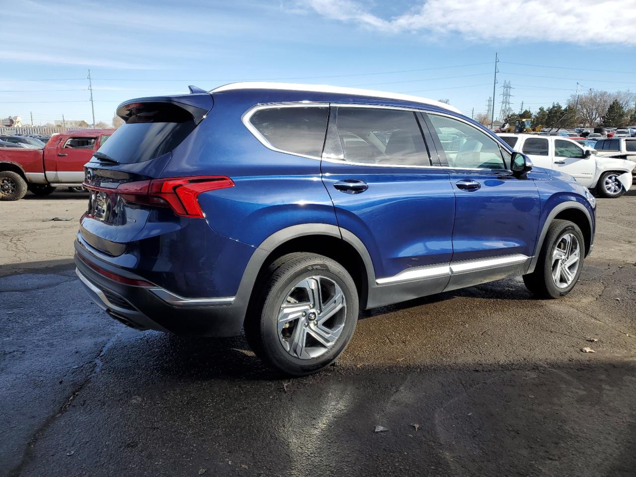Изображение 3 2022 HYUNDAI SANTA FE SEL 2022 с VIN 5NMS3DAJ6NH424434